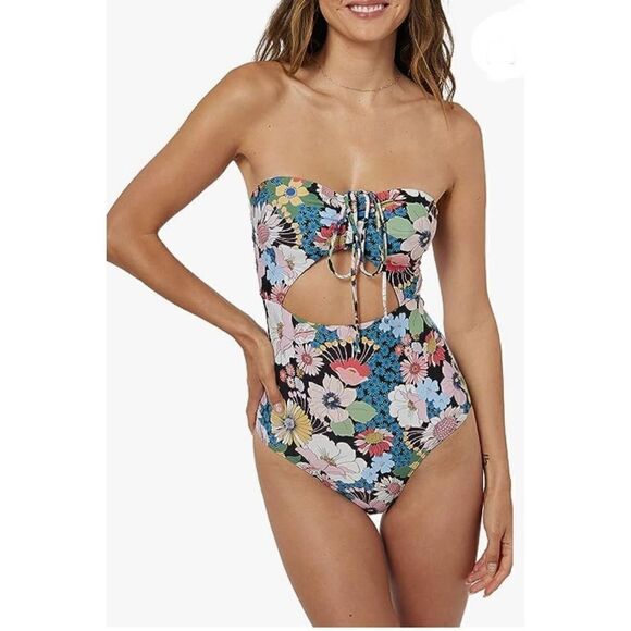 New. O’Neill floral one piece. Small. Retails $99 - Picture 11 of 13